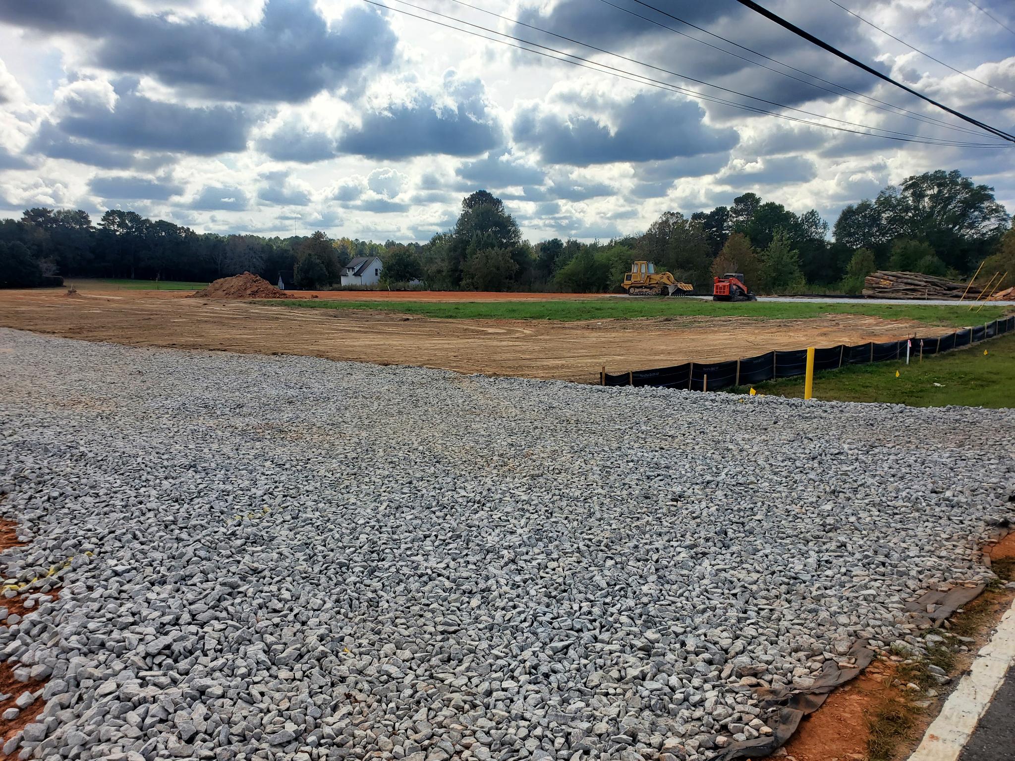 Five-acre lot clearing