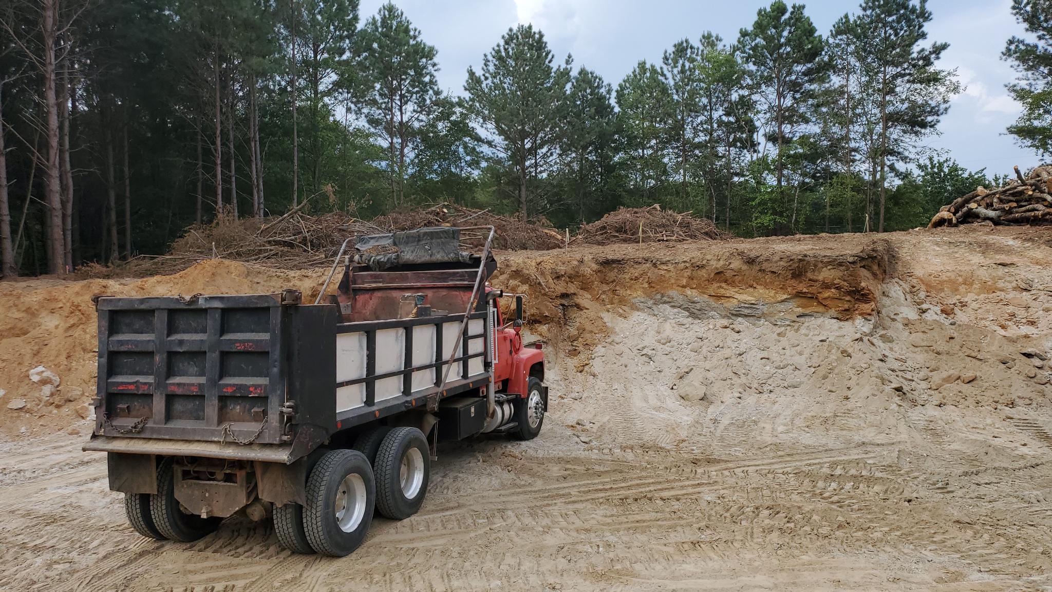 Residential lot clearing and pad prep