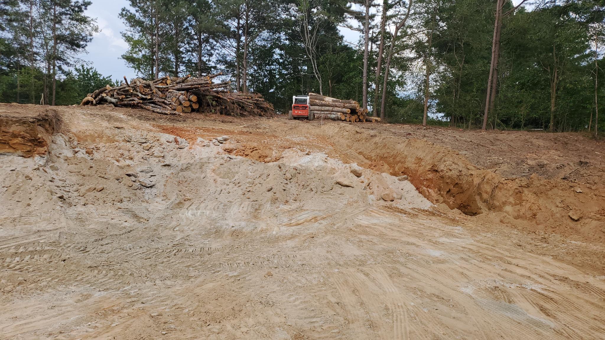 Clearing in progress